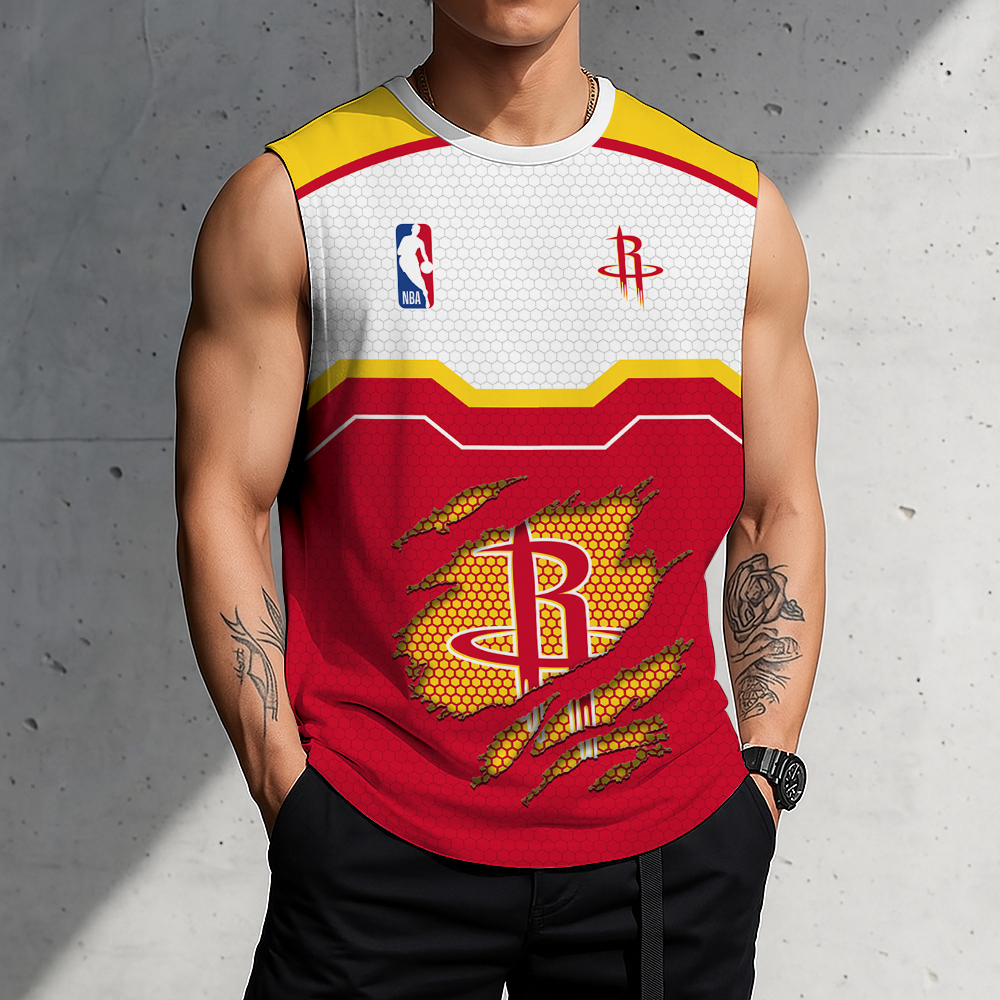 Limited Edition – Customized NBA Houston Rockets Men’s Tank Top