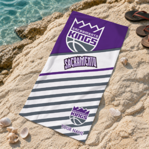 Limited Edition – Customized NBA Sacramento Kings Beach Towel For Fan