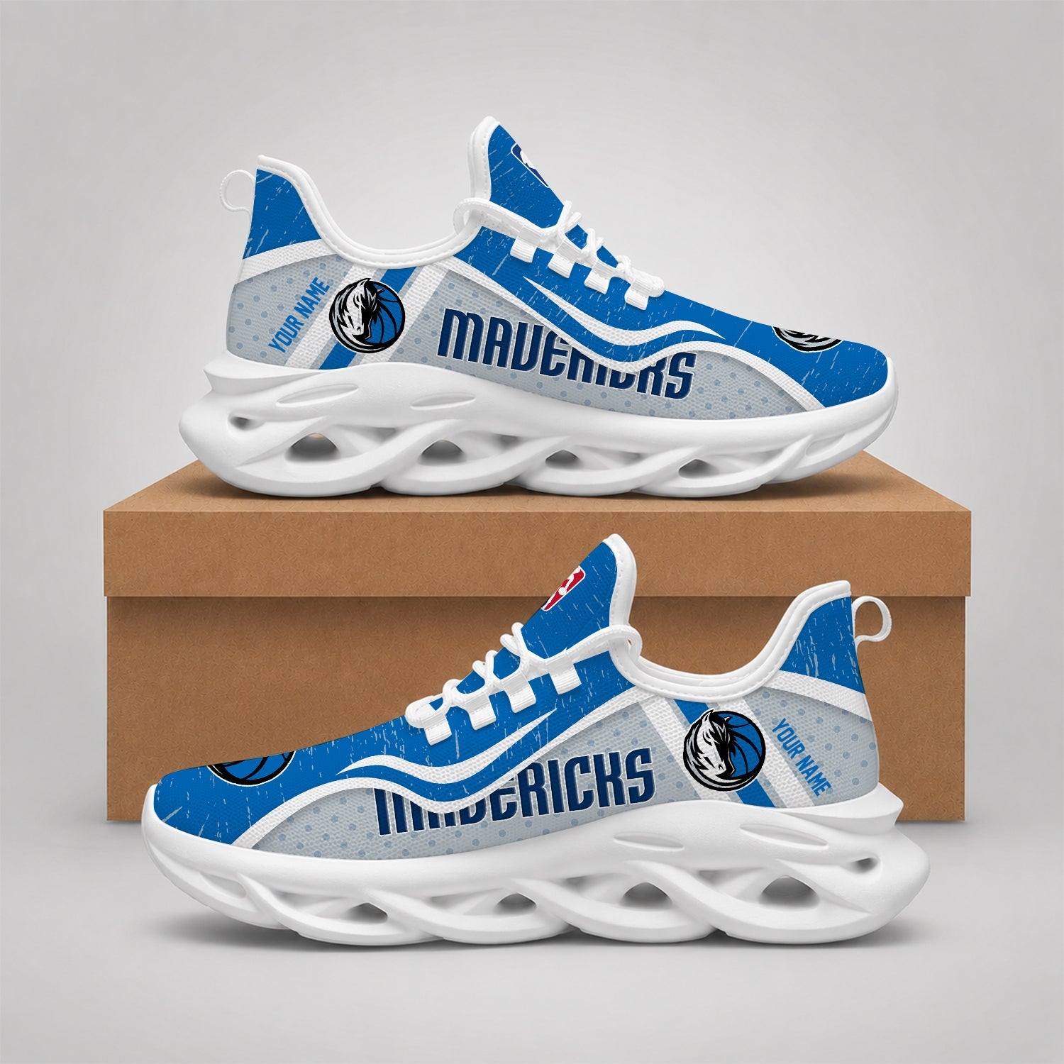 Limited Edition – Customized NBA Dallas Mavericks Max Soul Shoes