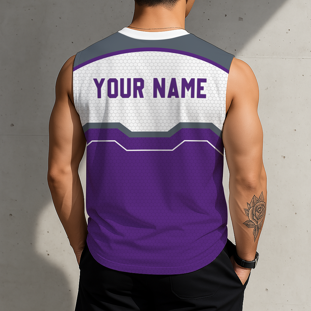 Limited Edition – Customized NBA Sacramento Kings Men’s Tank Top - Image 2
