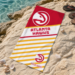 Limited Edition – Customized NBA Atlanta Hawks Beach Towel For Fan
