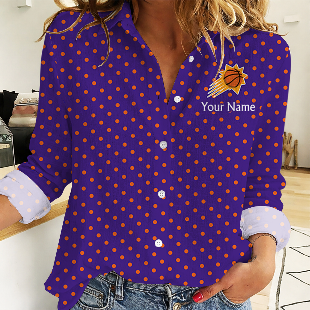 Limited Edition – Customized NBA Phoenix Suns Women Casual Shirt For Fan