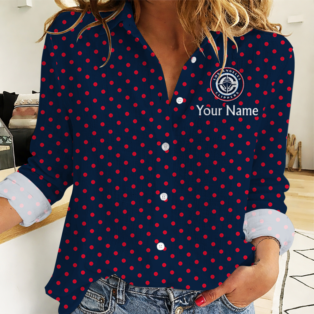 Limited Edition – Customized NBA Los Angeles Clippers Women Casual Shirt For Fan