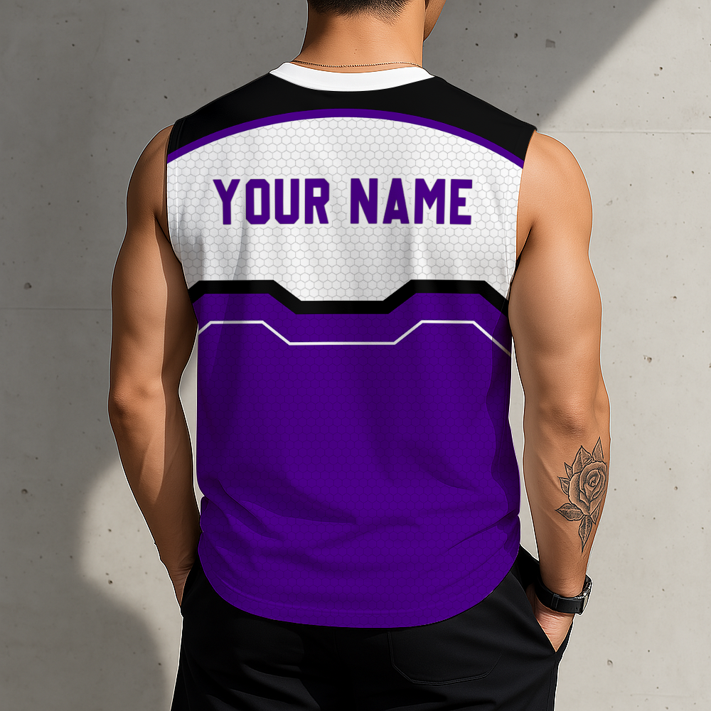 Limited Edition – Customized NBA Utah Jazz Men’s Tank Top - Image 2
