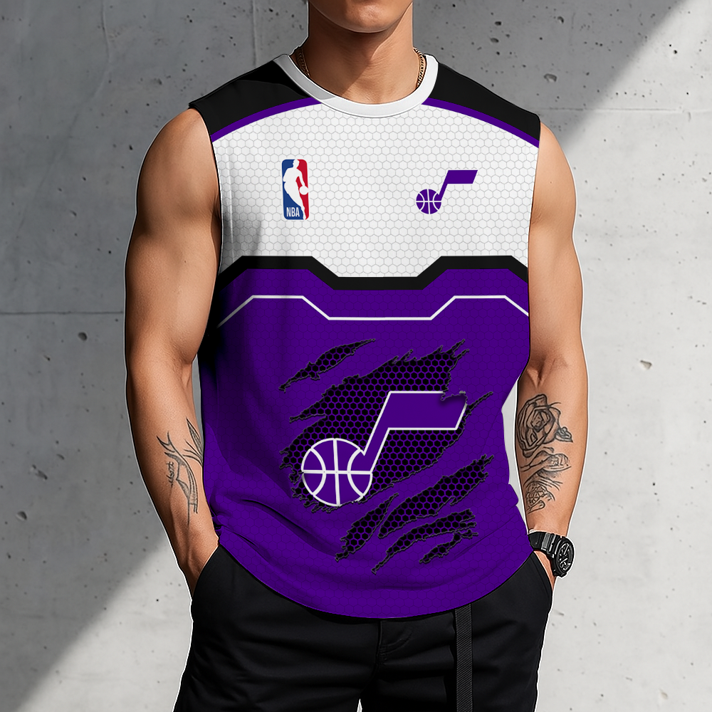Limited Edition – Customized NBA Utah Jazz Men’s Tank Top