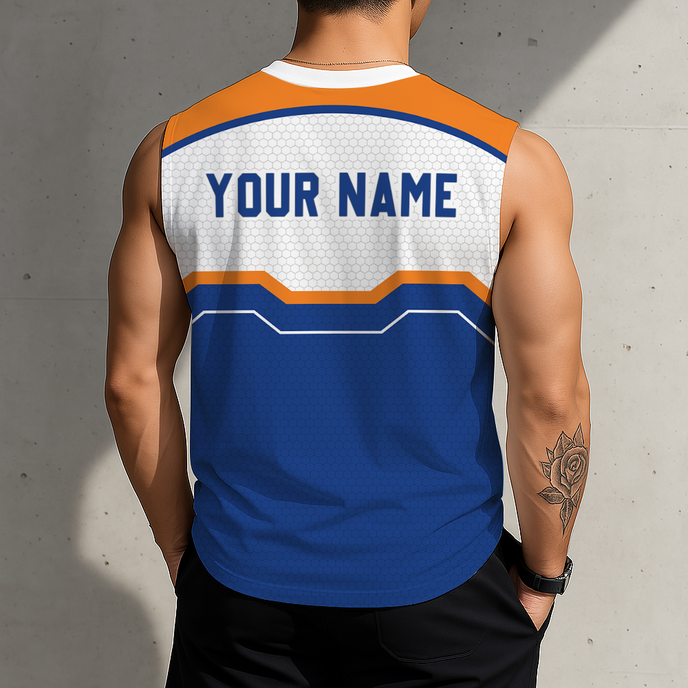 Limited Edition – Customized NBA New York Knicks Men’s Tank Top - Image 2