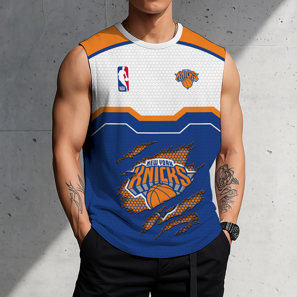 Limited Edition – Customized NBA New York Knicks Men’s Tank Top