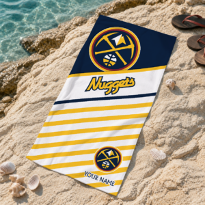 Limited Edition – Customized NBA Denver Nuggets Beach Towel For Fan