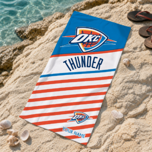 Limited Edition – Customized NBA Oklahoma City Thunder Beach Towel For Fan