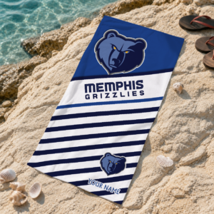 Limited Edition – Customized NBA Memphis Grizzlies Beach Towel For Fan