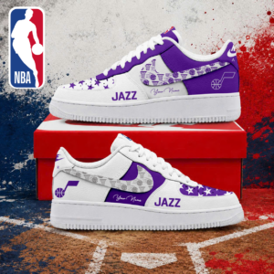 Limited Edition – Customized NBA Utah Jazz Af1 Sneakers