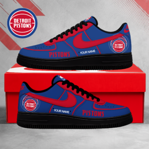 Limited Edition – Customized NBA Detroit Pistons Af1 Sneakers