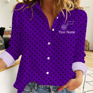 Limited Edition – Customized NBA Utah Jazz Women Casual Shirt For Fan