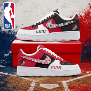 Limited Edition – Customized NBA Portland Trail Blazers Af1 Sneakers