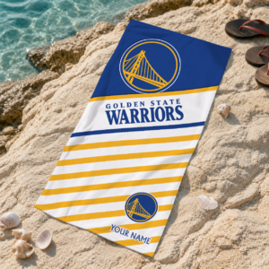 Limited Edition – Customized NBA Golden State Warriors Beach Towel For Fan