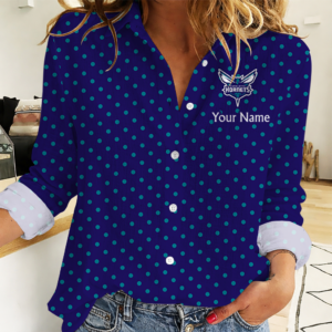 Limited Edition – Customized NBA Charlotte Hornets Women Casual Shirt For Fan