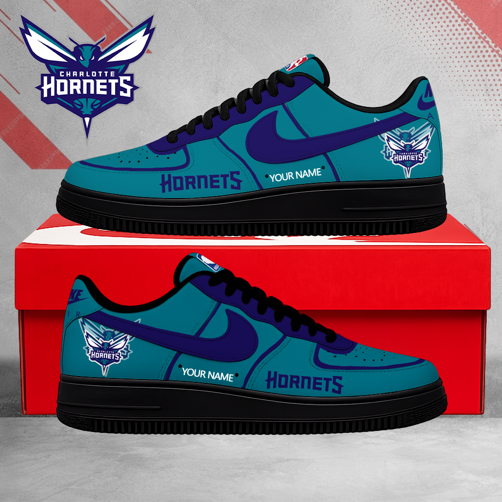 Limited Edition – Customized NBA Charlotte Hornets Af1 Sneakers