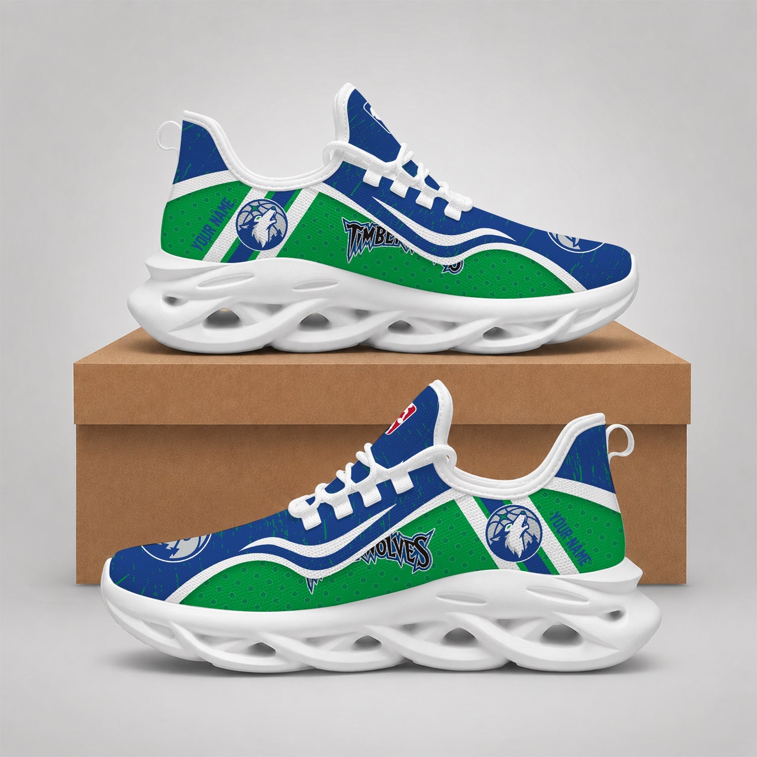Limited Edition – Customized NBA Minnesota Timberwolves Max Soul Shoes