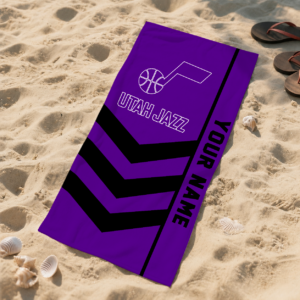 Limited Edition – Customized NBA Utah Jazz Beach Towel For Fan