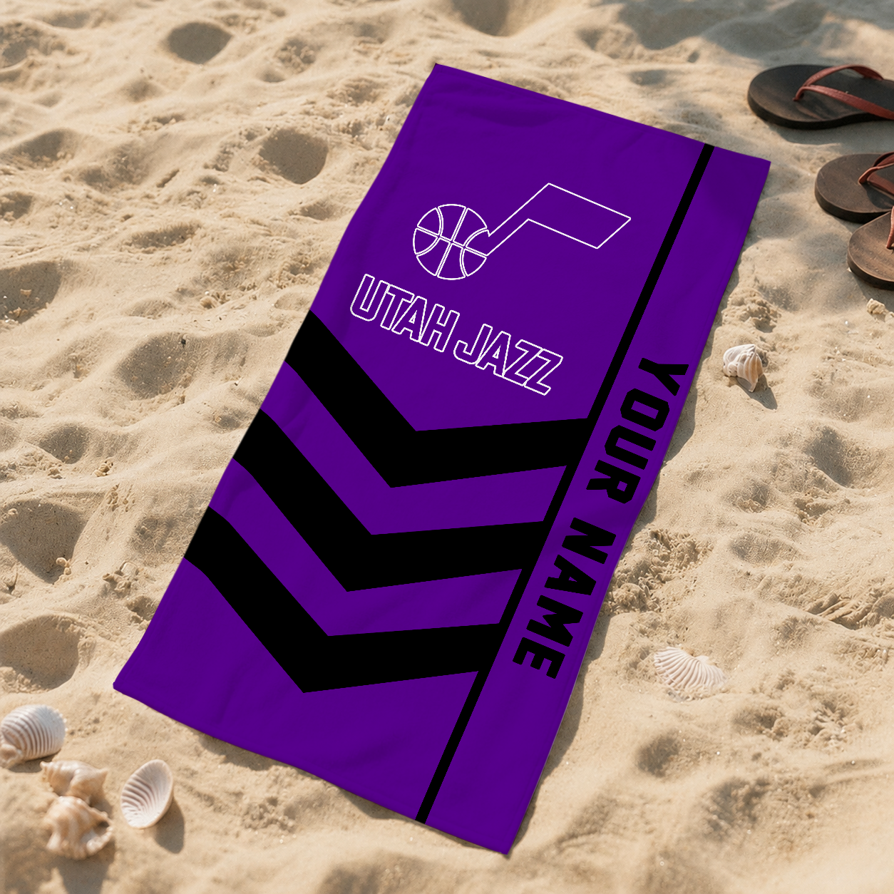 Limited Edition – Customized NBA Utah Jazz Beach Towel For Fan
