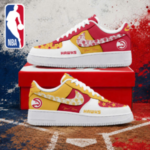 Limited Edition – Customized NBA Atlanta Hawks Af1 Sneakers