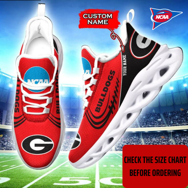 Limited Edition – Customized NCAA Georgia Bulldogs Max Soul Sneakers