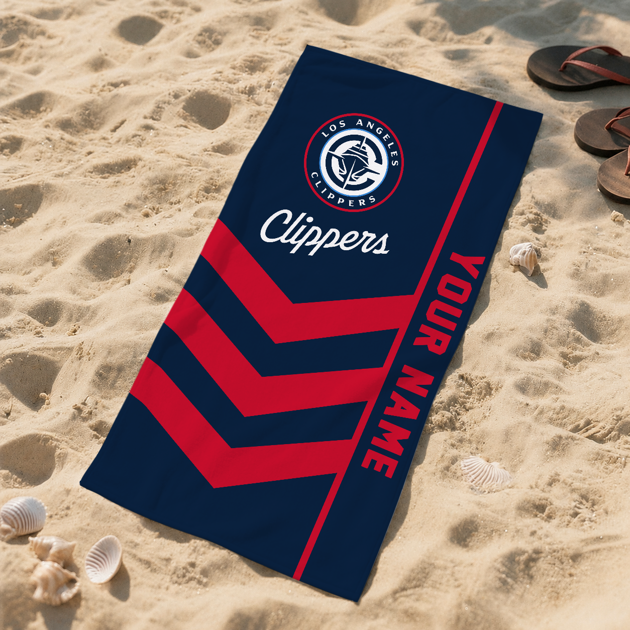 Limited Edition – Customized NBA Los Angeles Clippers Beach Towel For Fan