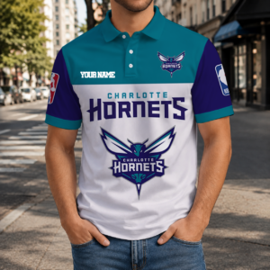 Limited Edition – Customized NBA Charlotte Hornets Polo Shirt