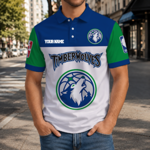 Limited Edition – Customized NBA Minnesota Timberwolves Polo Shirt