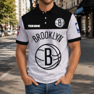 Limited Edition – Customized NBA Brooklyn Nets Polo Shirt