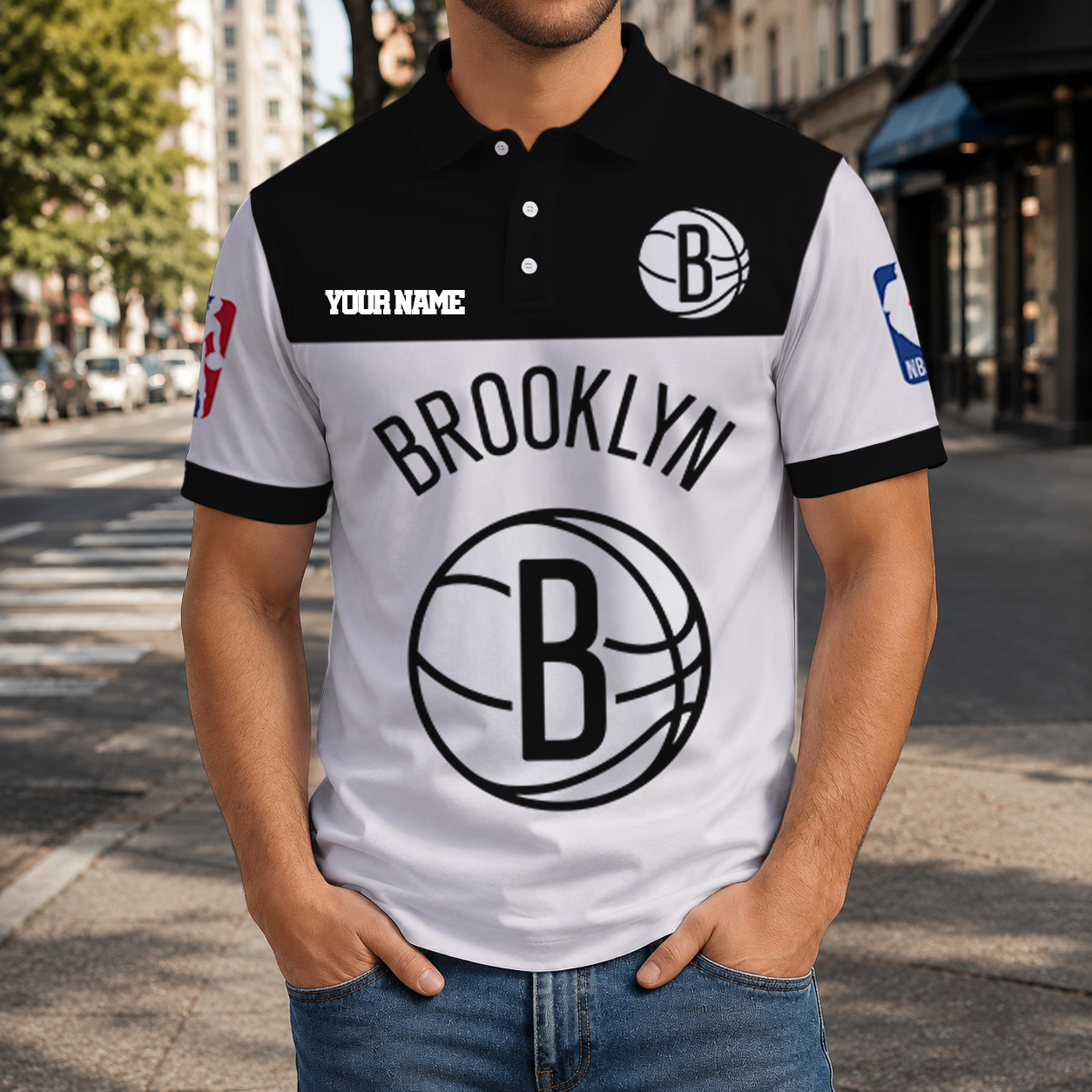 Limited Edition – Customized NBA Brooklyn Nets Polo Shirt
