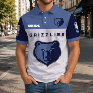 Limited Edition – Customized NBA Memphis Grizzlies Polo Shirt