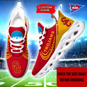 Limited Edition – Customized NCAA Usc Trojans Max Soul Sneakers