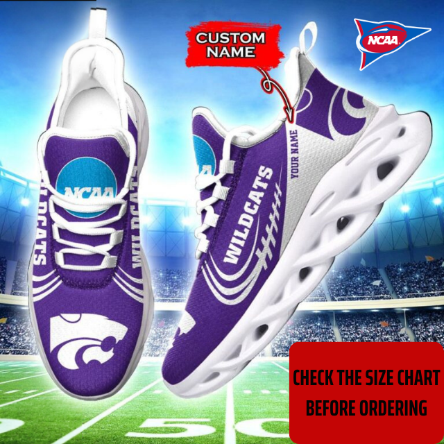 Limited Edition – Customized NCAA Kansas State Wildcats Max Soul Sneakers