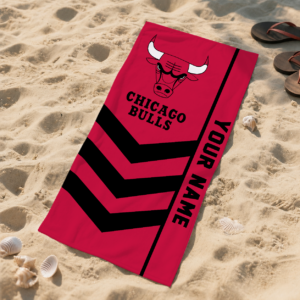 Limited Edition – Customized NBA Chicago Bulls Beach Towel For Fan