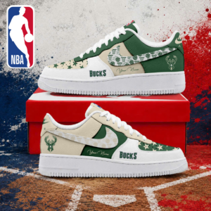 Limited Edition – Customized NBA Milwaukee Bucks Af1 Sneakers