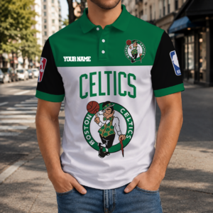 Limited Edition – Customized NBA Boston Celtics Polo Shirt