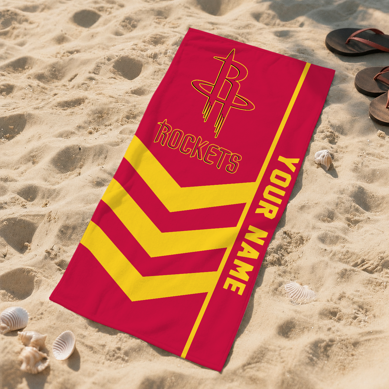 Limited Edition – Customized NBA Houston Rockets Beach Towel For Fan
