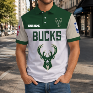 Limited Edition – Customized NBA Milwaukee Bucks Polo Shirt