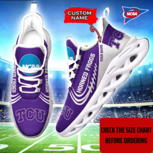 Limited Edition – Customized NCAA Tcu Horned Frogs Max Soul Sneakers