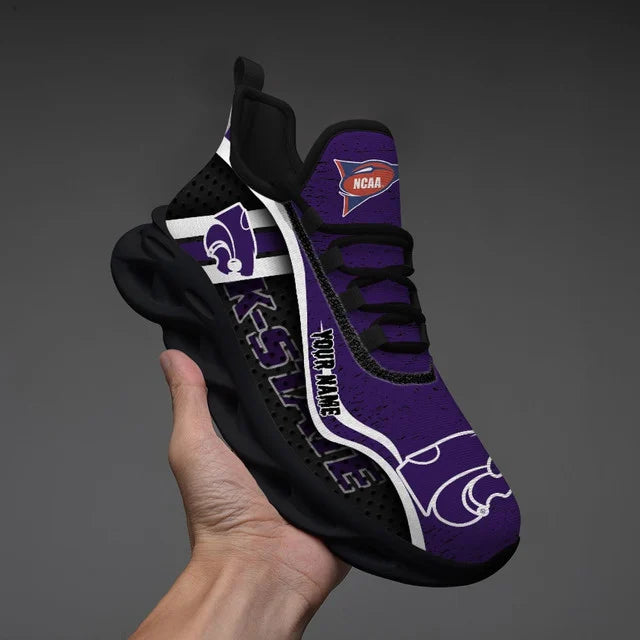 Limited Edition – Customized NCAA Kansas State Wildcats Max Soul Sneakers - Image 2