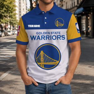 Limited Edition – Customized NBA Golden State Warriors Polo Shirt