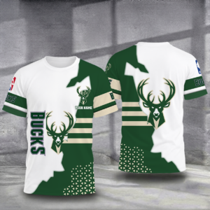 Limited Edition – Customized NBA Milwaukee Bucks T-Shirt