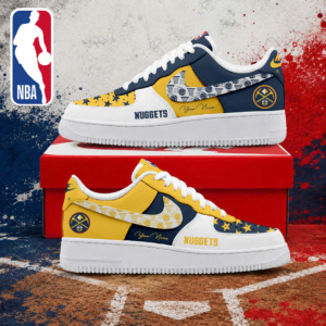 Limited Edition – Customized NBA Denver Nuggets Af1 Sneakers