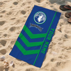 Limited Edition – Customized NBA Minnesota Timberwolves Beach Towel For Fan