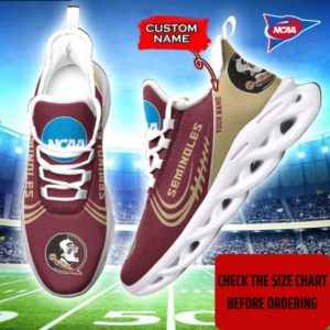 Limited Edition – Customized NCAA Florida State Seminoles Max Soul Sneakers