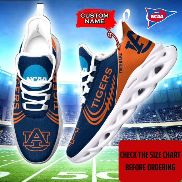 Limited Edition – Customized NCAA Auburn Tigers Max Soul Sneakers