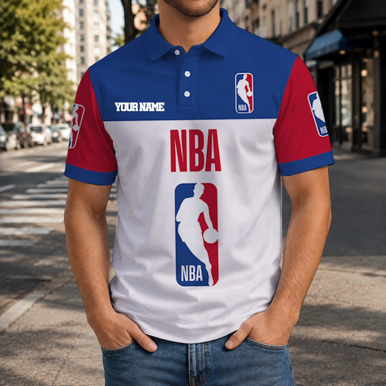Limited Edition – Customized NBA National Basketball Association Polo Shirt