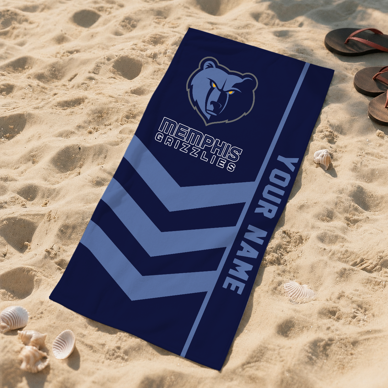Limited Edition – Customized NBA Memphis Grizzlies Beach Towel For Fan