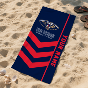 Limited Edition – Customized NBA New Orleans Pelicans Beach Towel For Fan